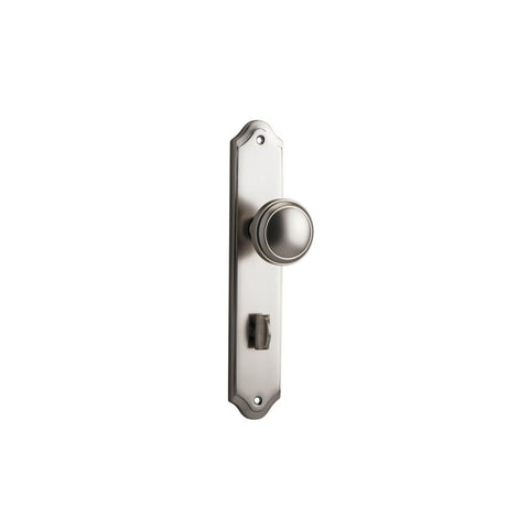 Iver Paddington Door Knob On Shouldered Backplate - primehardware