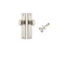 Iver Paddington Door Knob On Chamfered Backplate - primehardware