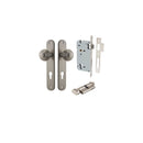 Iver Guildford Door Knob On Oval Backplate - primehardware