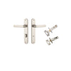 Iver Osaka Door Lever Handle On Oval Backplate - primehardware