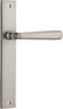 Iver Copenhagen Door Lever Handle On Rectangular Backplate - primehardware