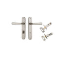 Iver Copenhagen Door Lever Handle On Oval Backplate - primehardware
