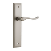 Iver Stirling Door Lever Handle On Stepped Backplate - primehardware