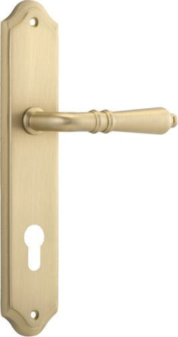 Iver Sarlat Lever Door Handle On Shouldered Backplate - primehardware