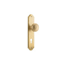 Iver Paddington Door Knob On Shouldered Backplate - primehardware