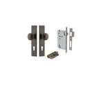 Iver Paddington Door Knob On Chamfered Backplate - primehardware
