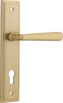 Iver Copenhagen Door Lever Handle On Stepped Backplate - primehardware