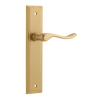 Iver Stirling Door Lever Handle On Stepped Backplate - primehardware