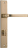 Iver Annecy Door Lever Handle On Rectangular Backplate - primehardware