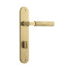Iver Brunswick Door Lever Handle On Oval Backplate - primehardware