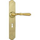 TradCo Door Lever Reims Lock Pair - primehardware