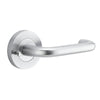 Iver Oslo Lever Door Handle On Round Rose - primehardware