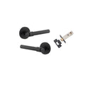 IVER Helsinki Door Lever Handle On Round Rose - primehardware