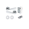Iver Copenhagen Door Lever Handle On Round Rose - primehardware