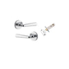 Iver Copenhagen Door Lever Handle On Round Rose - primehardware