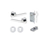 Iver Baltimore Door Lever Handle On Round Rose - primehardware