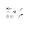 Iver Baltimore Door Lever Handle On Round Rose - primehardware