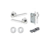 Iver Baltimore Door Lever Handle On Round Rose - primehardware