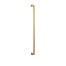 Gold door handle on a white background with color swatches below.