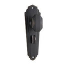 Tradco Elwood Art Deco Door Knob on Long Backplate - Customise to your needs - primehardware