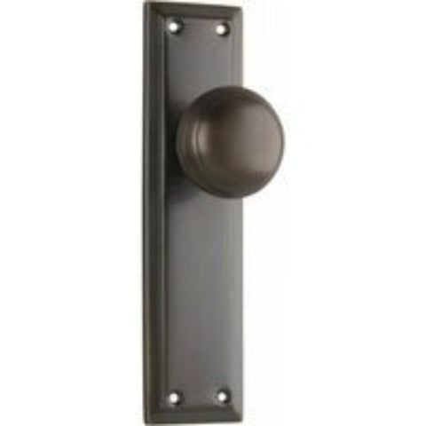 Tradco Richmond Door Knob on Long Backplate - Customise to your needs - primehardware