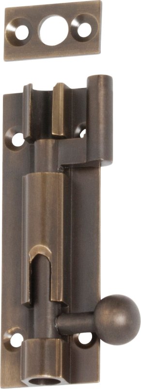TRADCO BARREL BOLT OFFSET IN VARIOUS FINISHES AND SIZES