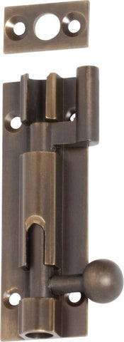 TRADCO BARREL BOLT OFFSET IN VARIOUS FINISHES AND SIZES