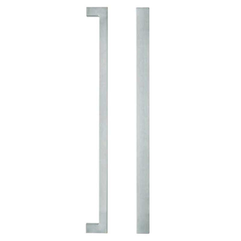 LOCKWOOD ENTRANCE PULL HANDLE 143X300SSS 300MM SATIN STAINLESS STEEL PAIR - primehardware