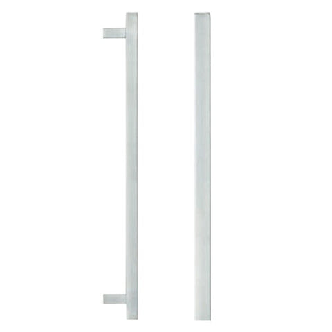 LOCKWOOD ENTRANCE PULL HANDLE 145X525SSS 525MM SATIN STAINLESS STEEL PAIR - primehardware
