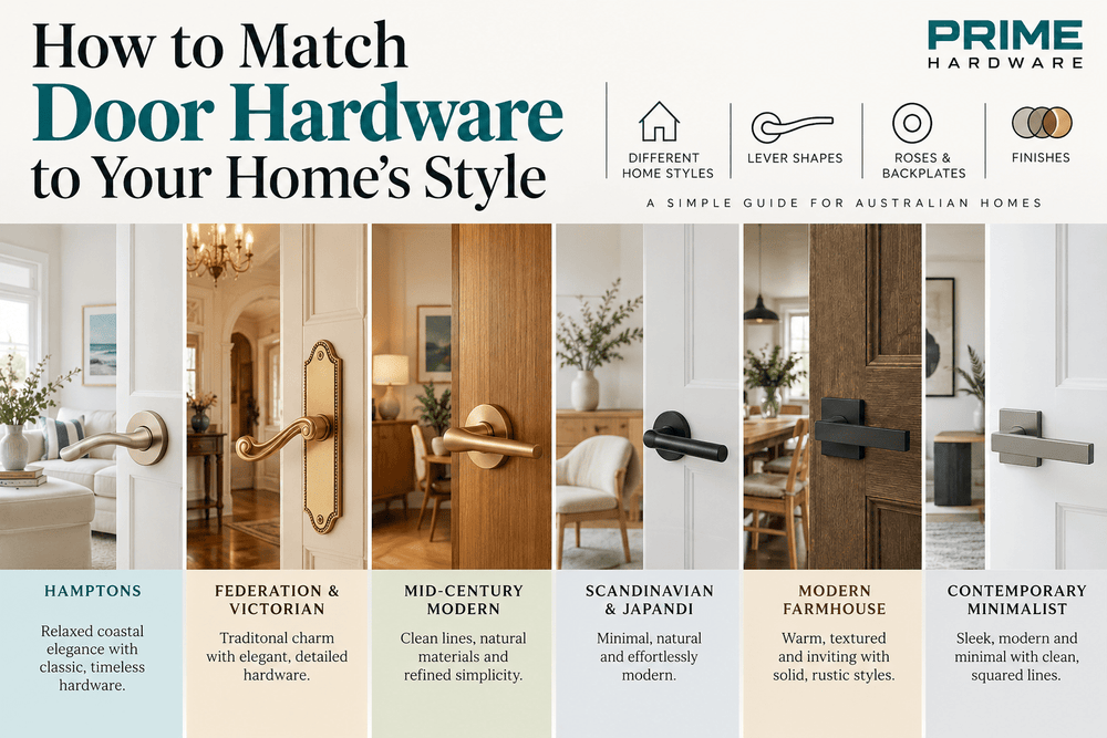 How to Match Door Hardware to Your Home's Style