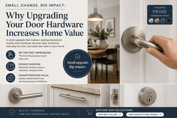 Small Change, Big Impact: Why Upgrading Door Hardware Increases Home Value