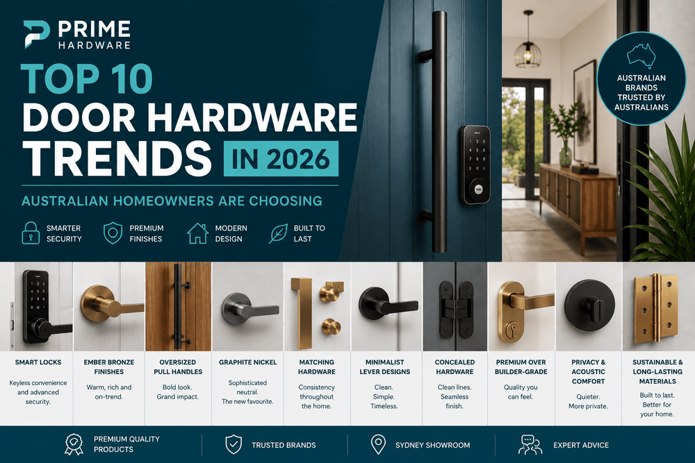 Top 10 Door Hardware Trends Australian Homeowners are Choosing in 2026