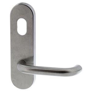 Lockwood 2801-70 External Plate with Cyl Hole & Lever SC