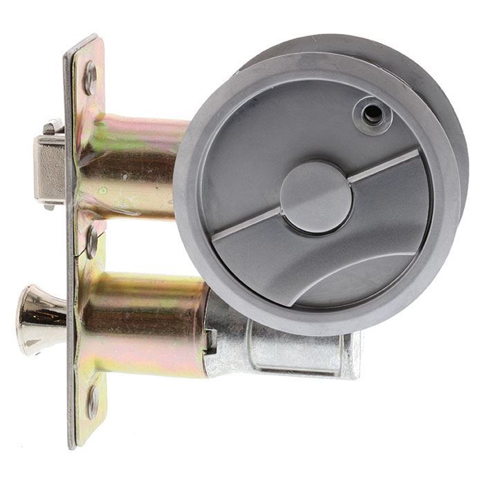 Lockwood 7410 Passage Latch Set Cavity Sliding Door Latch SP