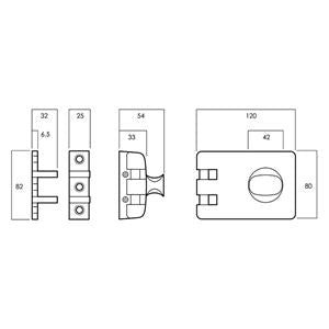 Lockwood 303 Single Cylinder Deadlock SP