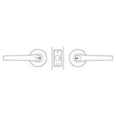Lockwood 934 Glass Door Lockset SC