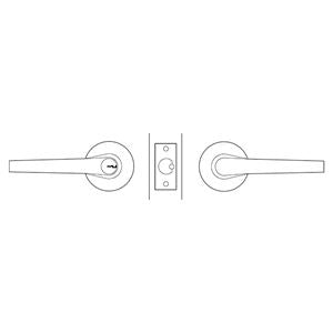 Lockwood 938 Storeroom Lockset SC