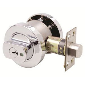 Lockwood 005 Round Double Cylinder Deadbolt CP