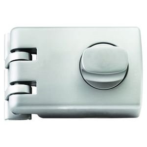 Lockwood 303 Deadlock No Cylinder Satin Chrome Pearl