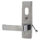 Lockwood 1820-90 External Plate With Cyl Hole LED & Lever SC