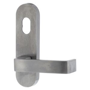 Lockwood 2801-90 External Plate with Cyl Hole & Lever SC