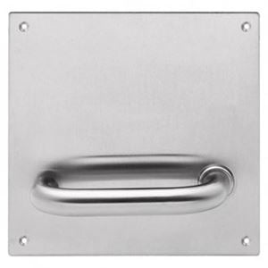 Lockwood 20105NN-96R 162x162mm Lever Plate RH SS
