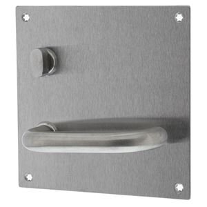 Lockwood 20104NN-96L 162x162mm Turn & Lever Plate LH SS