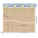 Lockwood HW15 Bi-Passing 1500mm Double Door Kit