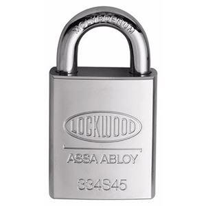 Lockwood 334 Solid Steel 45mm Padlock 38mm Shackle