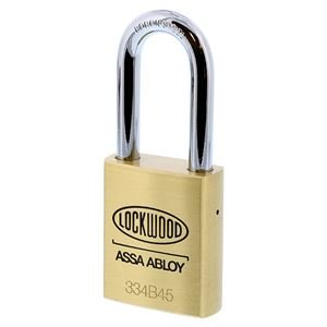 Lockwood 334 Brass 45mm Padlock 48mm Shackle