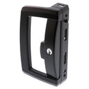 Lockwood 9A1A0 Onyx Double Cyl No Strike Sliding Door Lock BLK