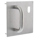 Lockwood 20025NA-P1R External 162x162mm Pull Handle Plate RH SS