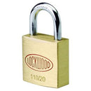 Lockwood 110 Brass 20mm Padlock 11mm Shackle
