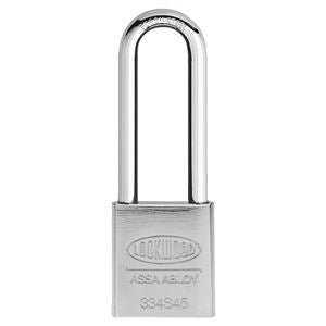 Lockwood 334 Solid Steel Case 45mm Padlock 90mm CM Shackle 5P KD